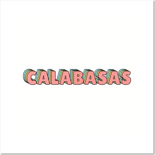 CALABASAS PASTEL Posters and Art